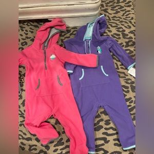 Fleece one piece outfit